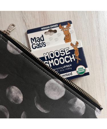 Mad Gab's Moose Smooch Unscented Lip Balm 3pk | Organic Moisturizing Lip Care with Olive Oil & Beeswax - International Shipping Available - Buy Online on GoSupps.com