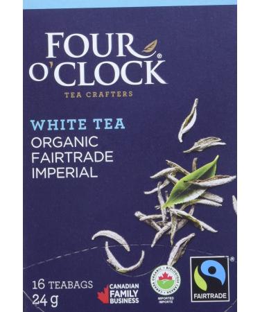 FourOClockTea Imperial White Tea 6 Count