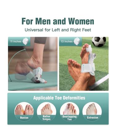 Bunion Corrector for Women & Men - Orthopedic Toe Straightener & Splint for Hallux Valgus - Bunion Relief Brace with 3 Angle Fixing Plates - Buy Online on GoSupps.com