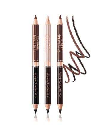 COVERGIRL truNaked Waterproof Eyeliner Duo in Mocha/Ebony - 0.03 oz (Packaging May Vary) - Buy Online on GoSupps.com