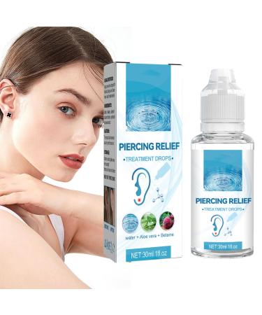 Piercing base solution |Natural and gentle solution for ear hole piercing- abdominal and nose piercing cleaner for scars nodules cartilage nasal and ear stains thanksk