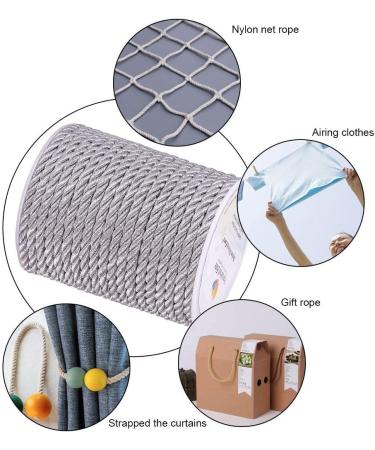 PandaHall 5mm Silver Silk Rope Twisted Cord Trim - 18 Yards | Christmas Valentine Party Decor Sewing Crafts - Buy Online on GoSupps.com