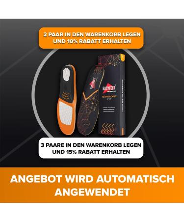 NEW 2024 Sport Inserts for Men & Women - Shock Absorption Orthopedic Insoles for Running Training & Hockey - Size M (Men 9-10.5/Women 10-11.5) - Buy Online on GoSupps.com