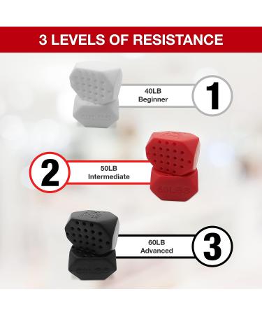 JCSports Jawline Exerciser for Men & Women - 3 Levels - Sculpting Silicone Jaws (6 pcs) - Easy to Wash - Buy Online on GoSupps.com