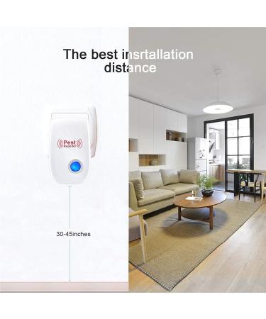 Ultrasound Pest Control - 6 Piece Electronic Mosquito & Insect Defense for Indoor Use | Effective Protection Against Mosquitoes Spiders & Insects - Buy Online on GoSupps.com
