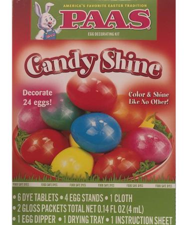Egg Dye- PAAS Easter Candy Shine Egg Decorating Kit | Color & Shine