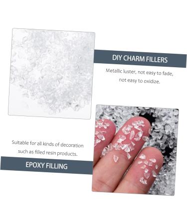 Ipetboom 1 Glass Chip Nail Rhinestones Epoxy Filler Charms Glass Crushed Crystal Chips Glass Charms Metallic Crushed Glass Vintage Accessories 3d Nail Charms Irregular Nail Stickers - Buy Online on GoSupps.com