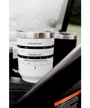 Tally Tumbler Golf Cup Holder | 30 oz Stainless Steel | Leak Proof Lid | Double Wall Insulation | Score Keeping Counter for Golfers - Buy Online on GoSupps.com