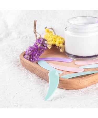 100PCS Cosmetic Spatulas - Mini Makeup Scoops for Mixing & Sampling | Multicolor Plastic Spatula Set for Skin Care & Facial Creams - Buy Online on GoSupps.com