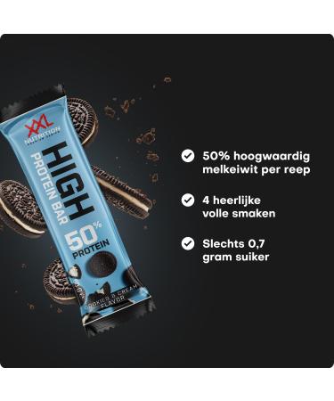 XXL Nutrition High Protein Bar 2025 Grams Protein Protein Bars Protein Bar Protein Bars Cookies & Cream 20 Pack Cookies and Cream - Buy Online on GoSupps.com