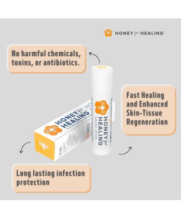 Medical Grade Manuka Honey Healing Cream 15+ UMF | Rapidly Heals Minor Injuries, Burns, Cuts & Scars | 1.75oz - Buy Online on GoSupps.com