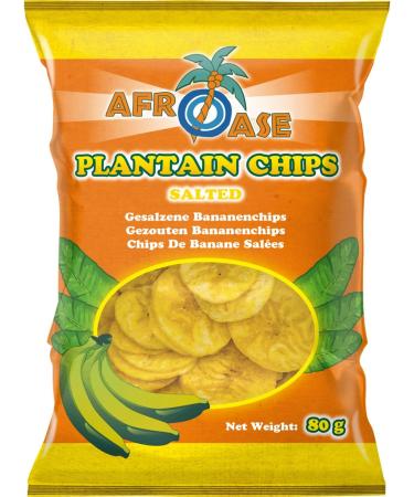  Afroase AFROASE - Pack of 20 banana chips (20 x 80 g) - Buy Online on GoSupps.com