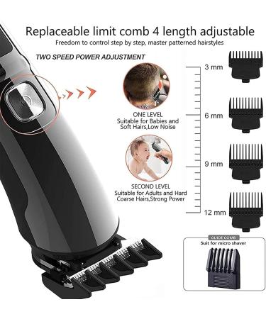 Professional Cordless Hair Cutting Tool for Men & Women - Rechargeable Electric Trimmer with LED Display - Buy Online on GoSupps.com