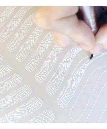 6 Piece Inkless Double Sided Microblading Practice Skin Set - Silicone Eyebrow Tattoo Supplies for Permanent Makeup Practice - Buy Online on GoSupps.com