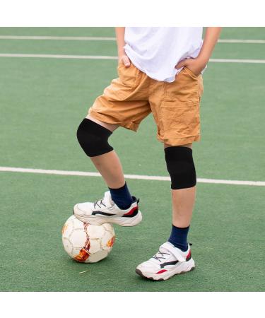 Kids Knee Sleeve Brace for Compression Support | Breathable Elastic Soft Protectors for Volleyball Football Dance Yoga Tennis & More - Ideal for Young Athletes (M - Buy Online on GoSupps.com