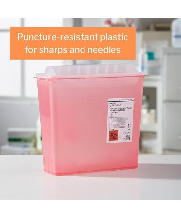 McKesson Prevent Biohazard Sharps Container - 1.25 gal Red Plastic - 1 Count - Buy Online on GoSupps.com