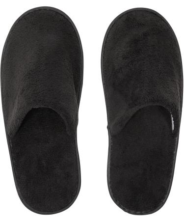 Juvale Disposable Closed Toe Slippers for Guests - Women US Size 12, Men Size 11 (12 Pairs, 3 Colors) - Buy Online on GoSupps.com