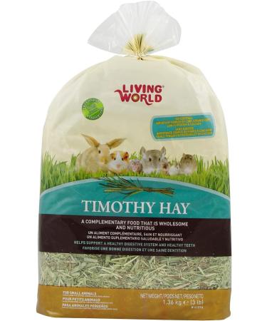Living World Timothy Hay for Rabbits Guinea Pigs and Small Animals 3 Lb + Drops Rabbit Treat (Carrot) 2.6 Oz Timothy Hay + Rabbit Treat - Buy Online on GoSupps.com
