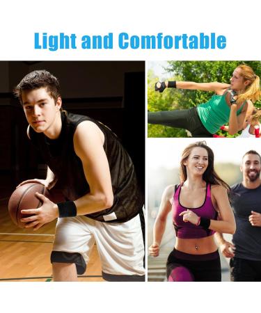 Quelcc 2-Piece Soft Cotton Welding Tape Wristbands for Sports - Tennis Handball & Running Black - Buy Online on GoSupps.com