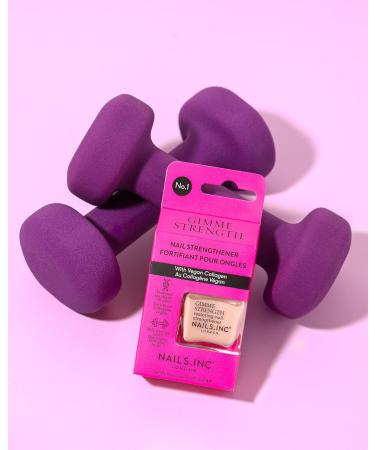 Nails.INC Gimme Strength Nail Strengthener 14ml - Strengthen Weak Nails - Buy Online on GoSupps.com