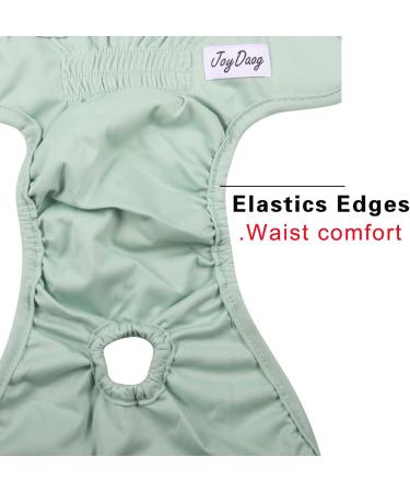 Joydaog Reusable Diapers for Small Dogs | Premium Belly Wrap Size XS | 4 Bright Colors | Pack of 4 - Perfect for Bitches - Buy Online on GoSupps.com