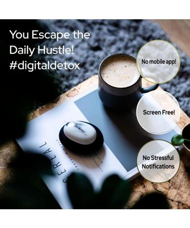 Buy Meditation Stone with Light for Anxiety Relief - Calming Device for Mindfulness & Sleep Aid | Perfect Stress Relief Gifts for All Ages - Buy Online on GoSupps.com