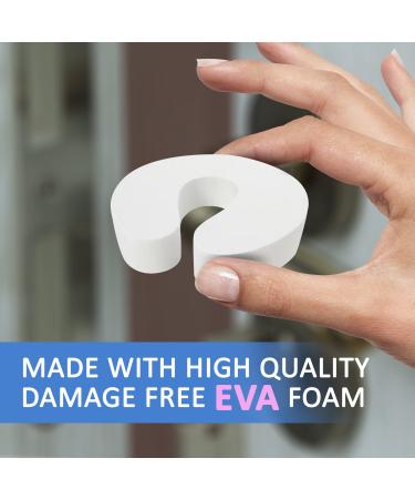 Door Pinch Guards (6 Pack) - Baby Proof Doors, Soft Foam, Child Safety Finger Protectors by Jool Baby - Buy Online on GoSupps.com