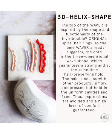 Invisibobble Waver Traceless Hair Clip - Lava You 3 Pack | Stylish & Comfortable Hair Accessories - Buy Online on GoSupps.com