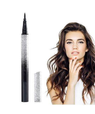 Liquid Eyeliner Pen | Long-Lasting Fine Tip Star Eyeliner - Natural Eye Makeup Accessory for Daily Use Dating Night Out and Party Hersil Black