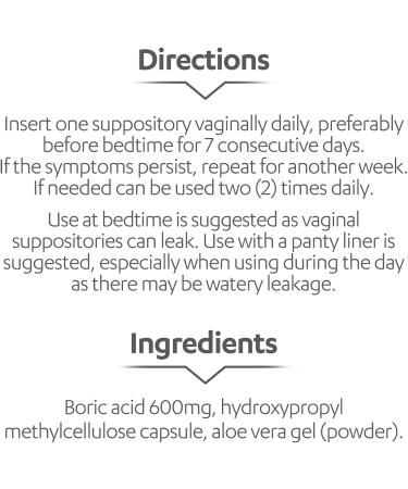 Azo Boric Acid Vaginal Suppositories 600 mg - 30 Count | pH Balance & Odor Control - Buy Online on GoSupps.com