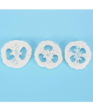Natural Loofah Slice 50Pcs/Lot - DIY Soap Tools Cleaner Sponge Scrubber - 4-6cm Wide - Facial Soap Holder - Buy Online on GoSupps.com