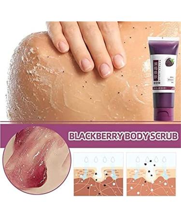 Juniper Berry Body Scrub Blackberry Exfoliating Body Scrub Organic Anti-Cellulite Body Scrub Deep Cleansing Scrub Gently Exfoliate and Wash - Buy Online on GoSupps.com