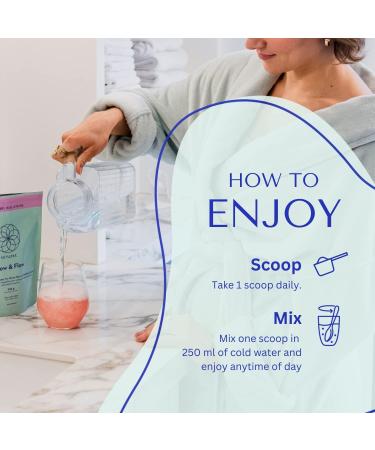 Vegan Collagen Powder NIYAMA Glow & Flow | For Healthy Skin Hair Joints & Bones | Collagen boosting Supplement with Hyaluronic Acid Biotin & Marine Trace Minerals | Juicy Berry Flavour (30 servings) - Buy Online on GoSupps.com