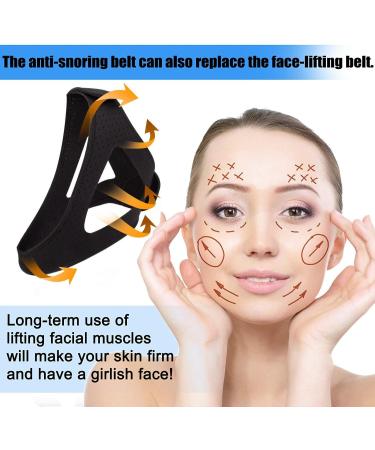 KELIHAWK Anti Snoring Chin Strap Snoring Solution for Men & Women - Black - Buy Online on GoSupps.com
