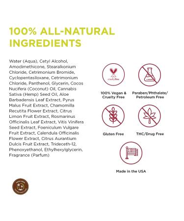 Hemp Seed Hair Care Leave-In Conditioner & Detangler - Naked in the Woods - 4 oz - Buy Online on GoSupps.com
