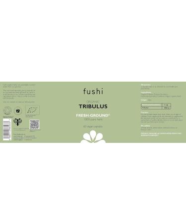 Fushi Organic Tribulus Terrestris (Gokshura) 60 Caps | Ayurvedic Herb for Male Health & Sports Performance | Vegan & Ethically Sourced | UK Manufactured - Buy Online on GoSupps.com