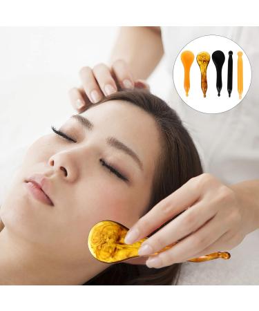 HEALLILY 5x Facial Massager - Smooth Resin Acupressure Sticks for Face Oil Massage | Reflexology Benefits | International Shipping Available - Buy Online on GoSupps.com