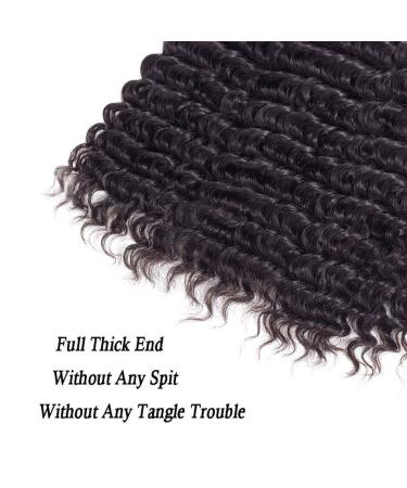 12A Grade Brazilian Virgin Hair - Pineapple Deep Wave 3 Bundles (20, 22, 24 inch) - Unprocessed Remy Hair - Buy Online on GoSupps.com