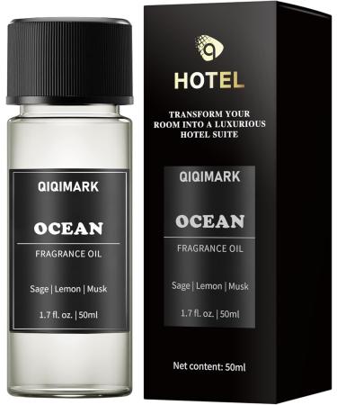 QIQIMARK HOTEL Diffuser Oil Ocean Scent Natural-Derived Essential Oil Blend Fresh Marine Air Aromatherapy Fragrance Oil for Diffusers Home Scent 50 ml (1.7 Fl Oz) - Buy Online on GoSupps.com