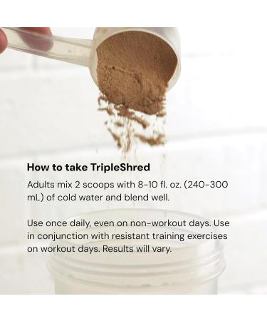Novex Biotech TripleShred Protein Powder Lean Muscle & Metabolism Support with Thermogenic Blend, Caffeine, Green Tea & Coffee Bean Weight Management Formula, Chocolate Fudge, 20 Servings 1.5 Pound (Pack of 1) - Buy Online on GoSupps.com