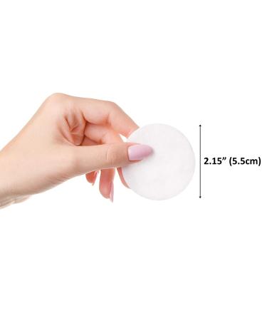 Cliganic Premium Cotton Rounds for Face - 300 Count Makeup Remover Pads, Hypoallergenic & Lint-Free | 100% Pure Cotton - Pack of 3 - Buy Online on GoSupps.com