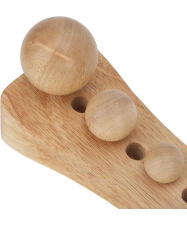 Psoas Muscle Release Tool | 6 Massage Heads | Trigger Point Wood Therapy Massager for Back Pain Relief - International Shipping Available - Buy Online on GoSupps.com