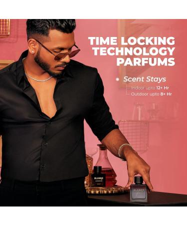 BLA.NKO by KI.NG Legend TLT Parfum 8ml | Luxury Perfume for Date Nights | Longest Lasting Mens Perfume with Time Lock Technology - Buy Online on GoSupps.com