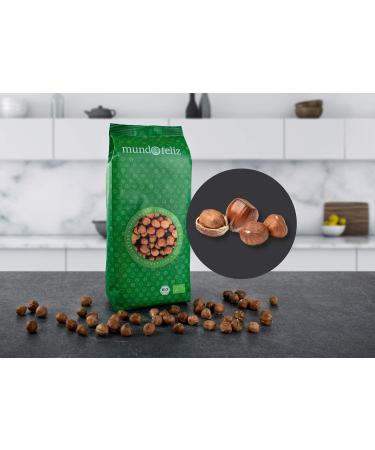 Buy Mundo Feliz Raw Hazelnuts - Organic Farming 2 x 500g | International Shipping Available - Buy Online on GoSupps.com