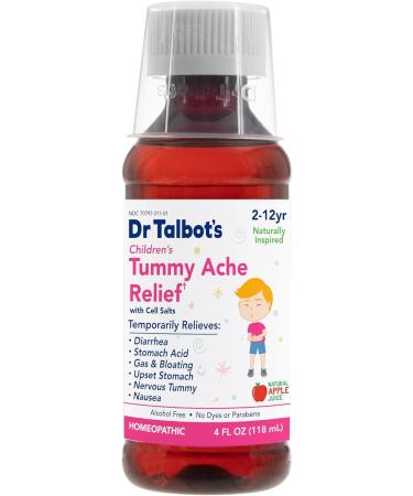 Dr. Talbot's Tummy Ache Relief - Natural Apple Juice Flavor (4 fl oz) for Ages 2-12 Years - Buy Online on GoSupps.com