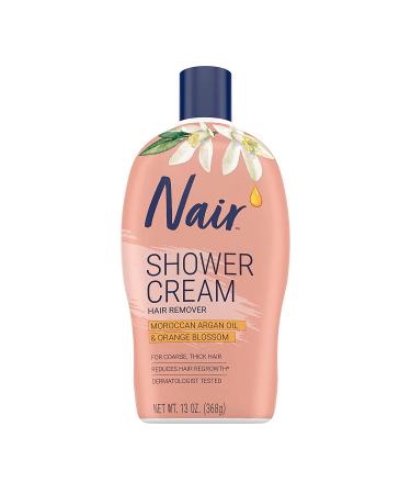 Nair Hair Remover Cream Nourish Shower Power Moroccan Argan Oil, 13 oz.