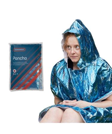 Thermarmour Premium Fleece Lined UK Made Professional Paramedic & Rescue Quality Emergency Poncho for Hypothermia Prevention Used by Outdoor Enthusiasts