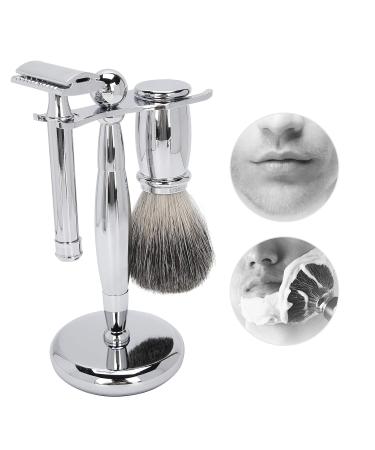 3PC Professional Razor Set - Manual Razor & Alloy Holder | Premium Shaving Essentials for Men - Buy Online on GoSupps.com