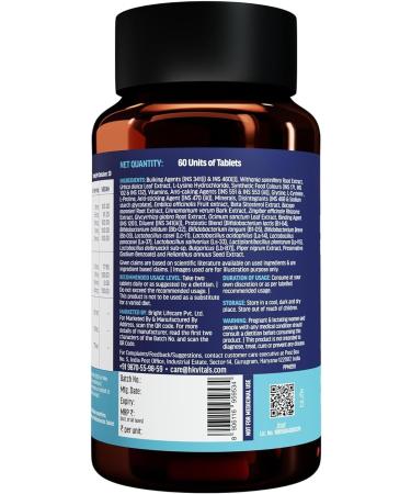HK Vitals Hair Vitamin with DHT Blockers (60 Tablets) | Omega & Biotin Supports Keratin Synthesis & Helps Reduce Hair Fall - Buy Online on GoSupps.com