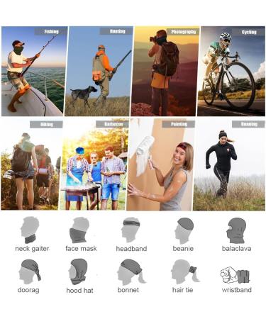 Golopatop Multifunctional Hose Scarf | Ice Cream Tube Scarf for Men & Women | Breathable UV-Resistant Neck Warmer | Color 6 - Buy Online on GoSupps.com